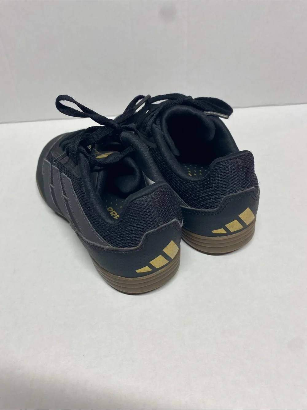 adidas Kids Black Sneakers with Gum Outsole